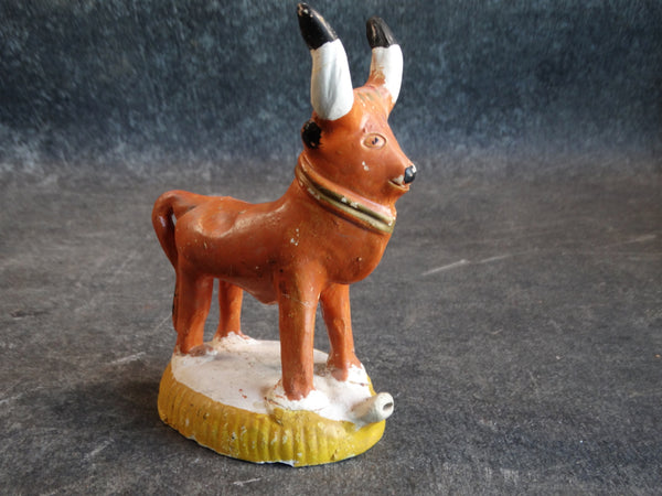 Santa Cruz Pottery Bull Toothpick Holder c1940s M2809