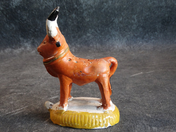 Santa Cruz Pottery Bull Toothpick Holder c1940s M2809