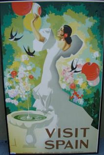 Visit Spain Travel Poster By Jose Morell 1941 P083