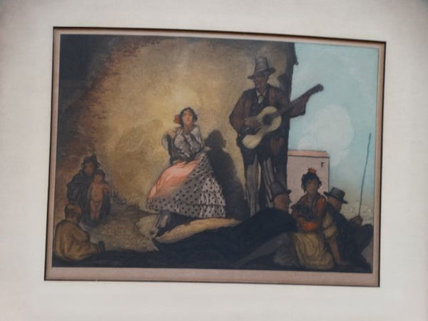 Andre C. Lambert: Spanish Scene Etching