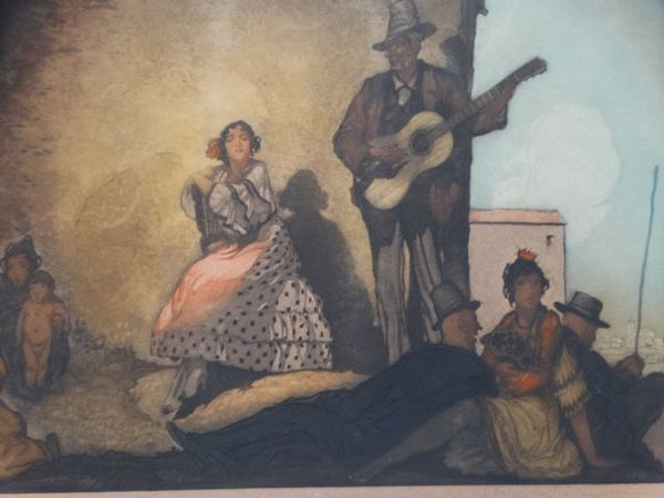 Andre C. Lambert: Spanish Scene Etching