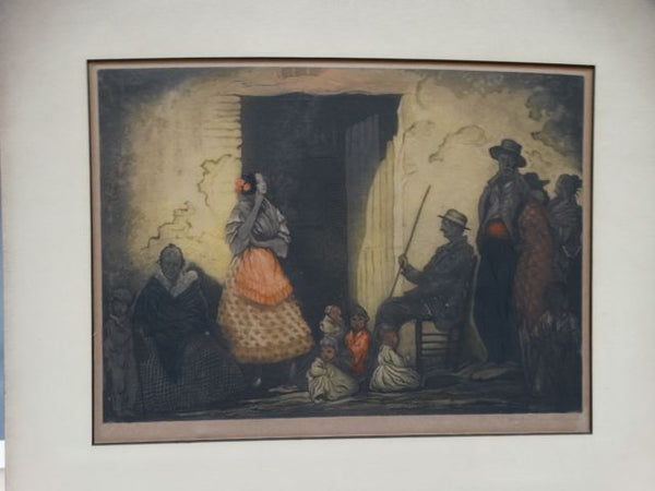 Andre C. Lambert Etching