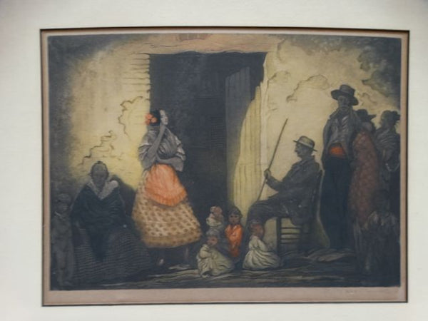 Andre C. Lambert Etching