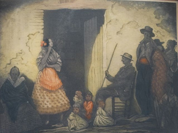 Andre C. Lambert Etching