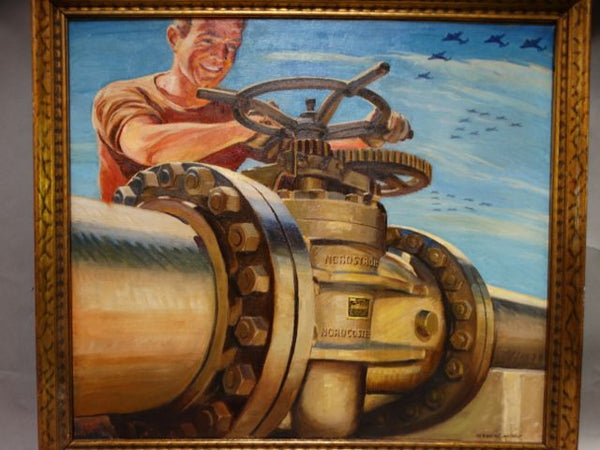 Vernon Morse WWII Original Art for Propaganda Poster