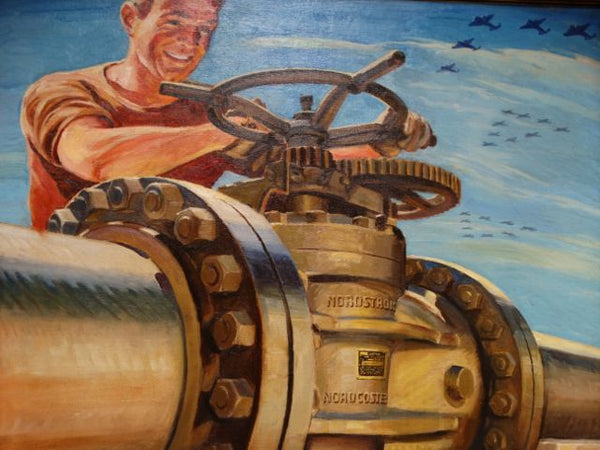 Vernon Morse WWII Original Art for Propaganda Poster