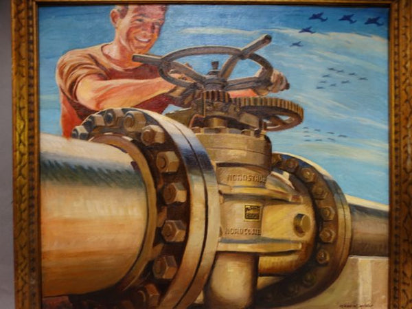 Vernon Morse WWII Original Art for Propaganda Poster