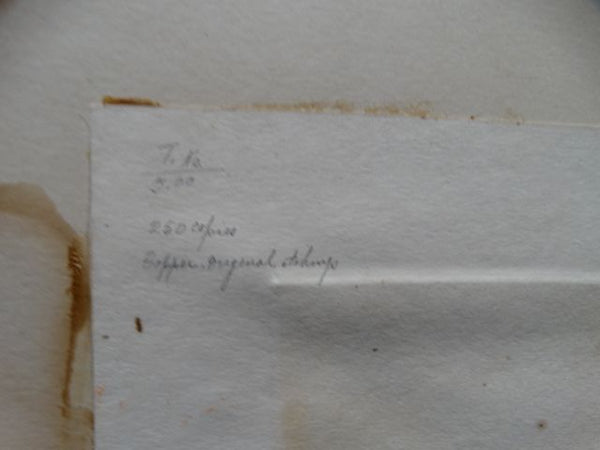 William A Eskey (1891-1937) San Juan Capistrano Etching