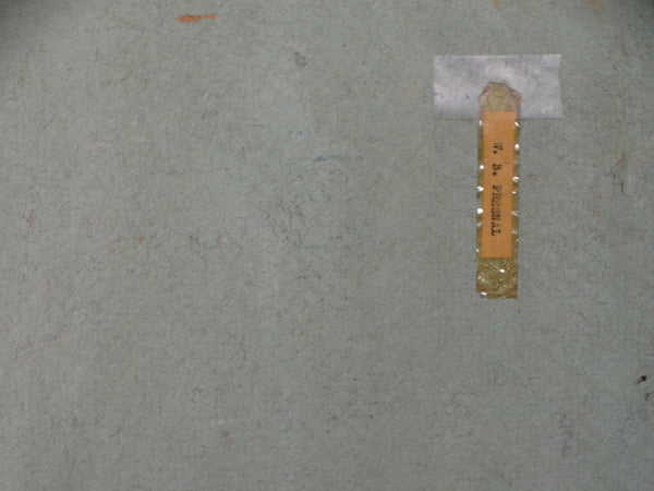 W. B. Presnal Mid-Century Cubist Abstract Oil on Board