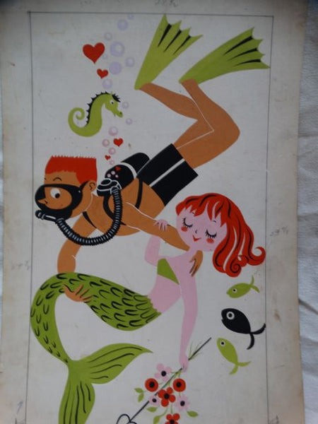 Phyllis Morgan: Diver and Mermaid