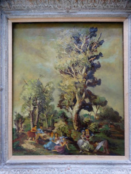 Dorothy Sklar 1906-1996 Oil on Board 1953 P1454