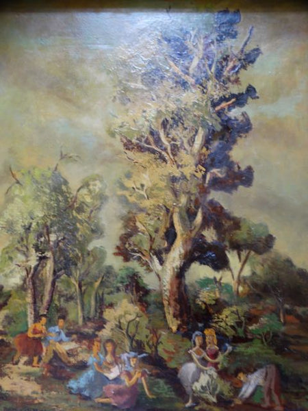 Dorothy Sklar 1906-1996 Oil on Board 1953 P1454