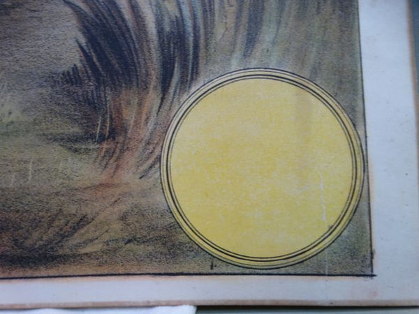 BEACON LIGHTS Original Silent movie poster Circa 1910 Banditos p1458