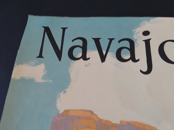 Santa Fe Railroad Navajo Land Original Poster