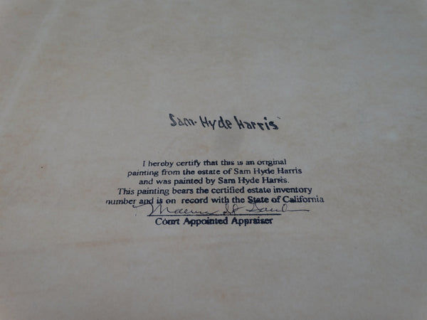 Sam Hyde Harris: California Hillside Sketch #8