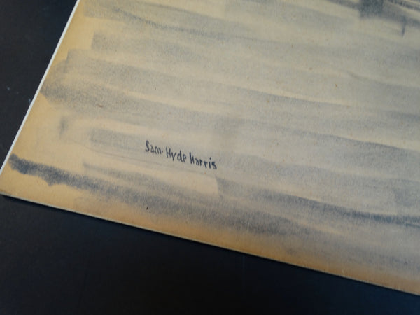 Sam Hyde Harris: California Harbor Sketch #13