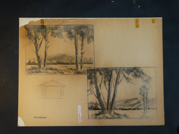 Sam Hyde Harris: Double Sketch Laguna Hills #4