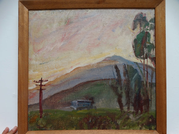 Ejnar Hansen: "Telephone Pole Road"P2011