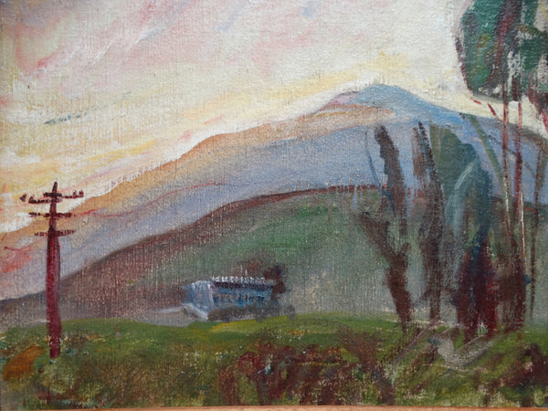 Ejnar Hansen: "Telephone Pole Road"P2011