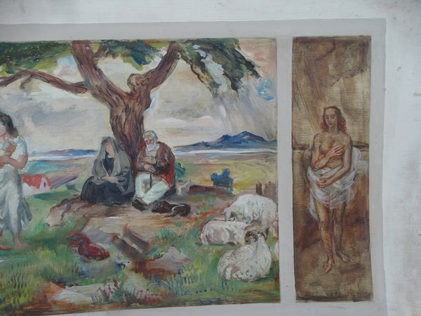 Ejnar Hansen: California Mural Study