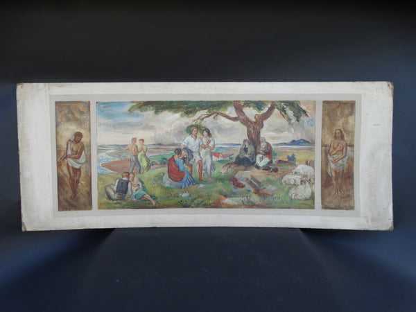 Ejnar Hansen: California Mural Study