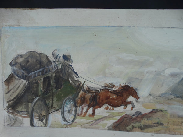 Ejnar Hansen: The Journey West: California Mural Color Study