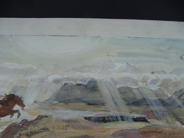 Ejnar Hansen: The Journey West: California Mural Color Study