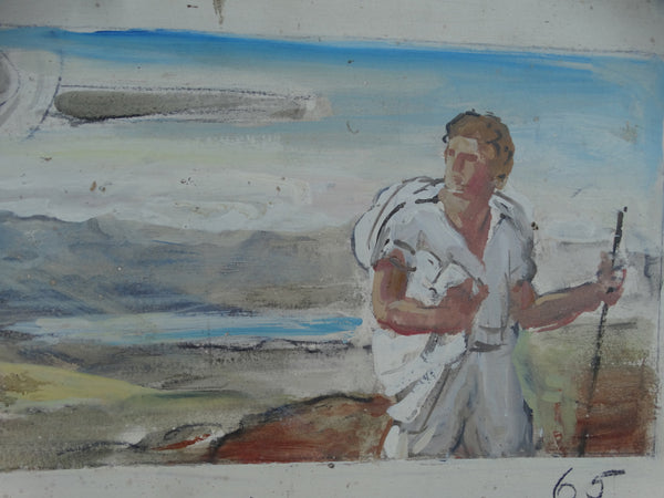 Ejnar Hansen: The Journey West: California Mural Color Study