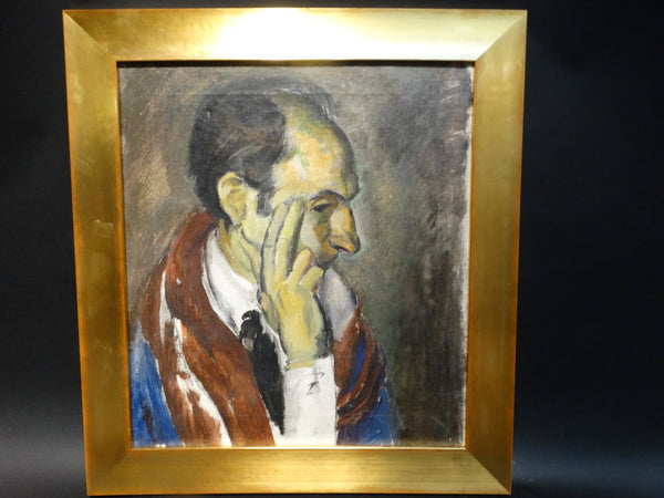 Ejnar Hansen: Self Portrait, Profile