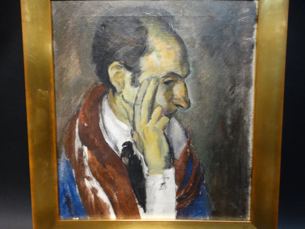 Ejnar Hansen: Self Portrait, Profile