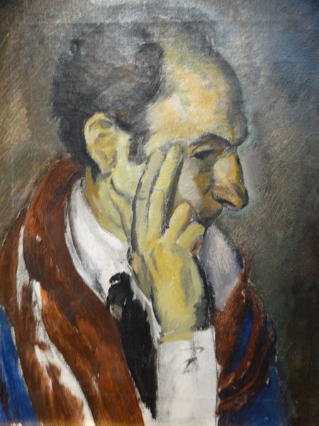 Ejnar Hansen: Self Portrait, Profile