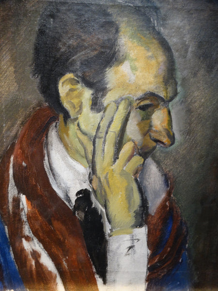 Ejnar Hansen: Self Portrait, Profile