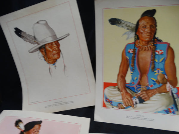 Winold Reiss - collection of Native American portraits (lithographs)