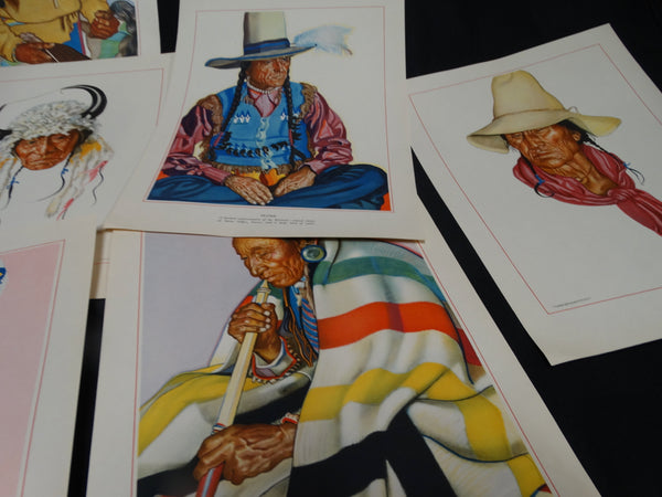 Winold Reiss - collection of Native American portraits (lithographs)