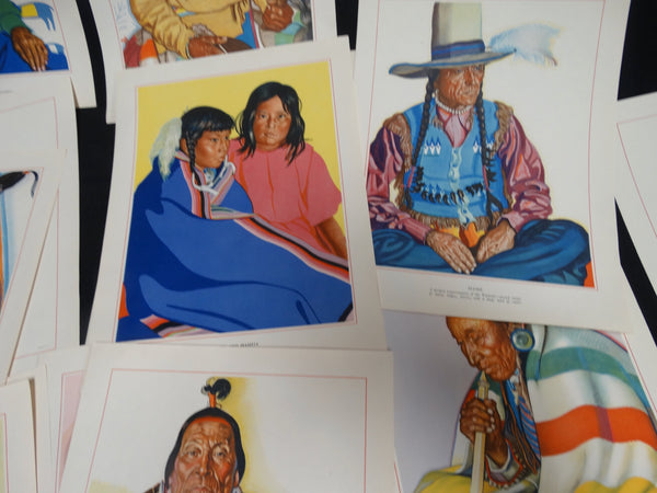 Winold Reiss - collection of Native American portraits (lithographs)