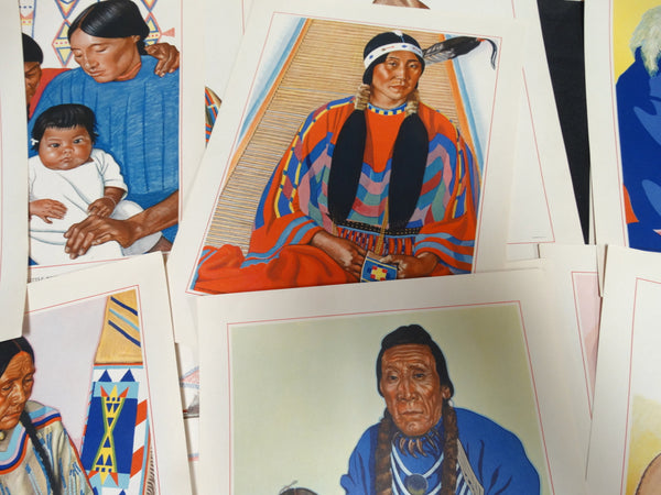 Winold Reiss - collection of Native American portraits (lithographs)