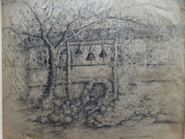 Bess Haddon Canright - Old Adobe House, Olvera Street