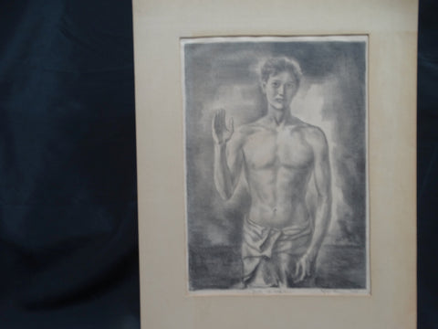 Ejnar Hansen "Youth of 1942" Lithograph 1945