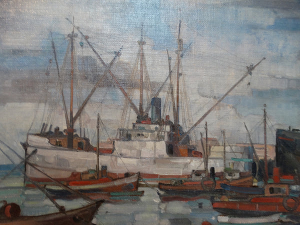 Richmond Irwin Kelsey: Santa Barbara Harbor