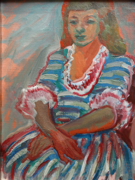 Anders Aldrin r of a Girl In A Striped Dress P2194