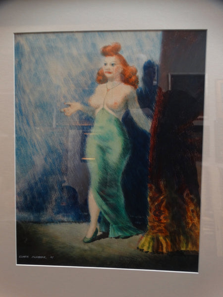 Elmer Plummer Red Headed Burlesque Performer (Betty Jane Rowland) 1941 P2197