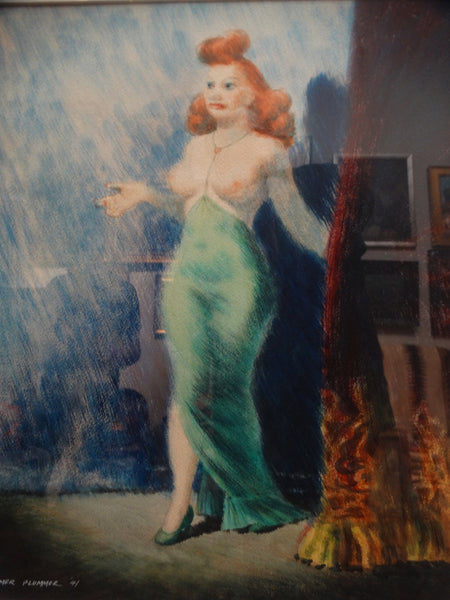 Elmer Plummer Red Headed Burlesque Performer (Betty Jane Rowland) 1941 P2197