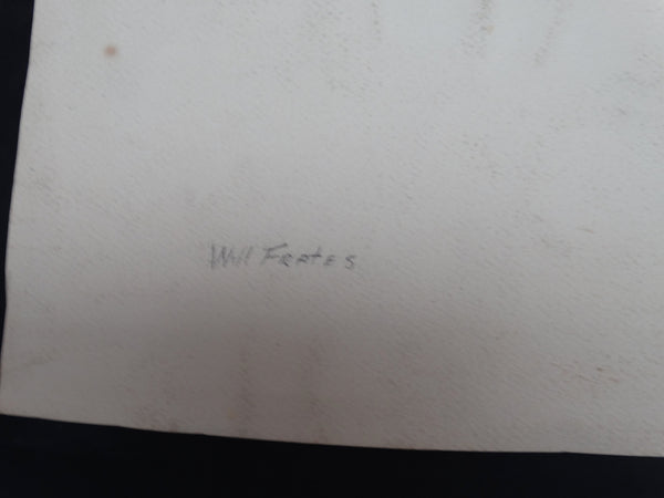 Will Frates: City Street Watercolor