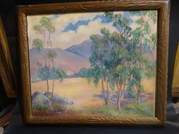 Mabel Sumerlin (1879-1956) California Landscape High Summer c 1930