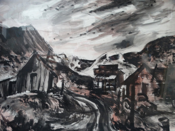 Dan Lutz: Watercolor of Western Village