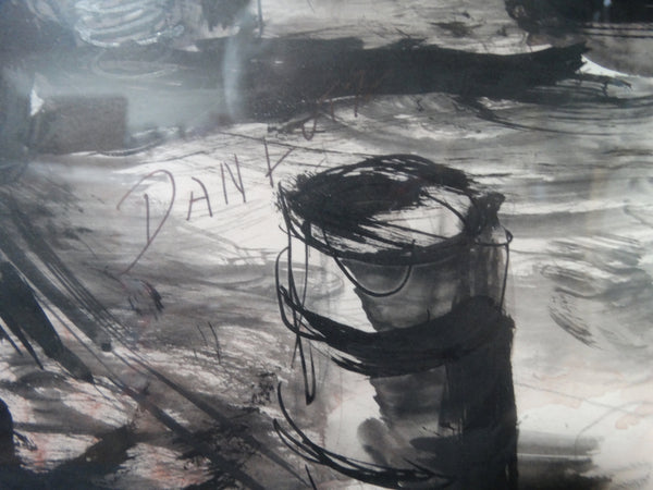 Dan Lutz: Watercolor of Western Village