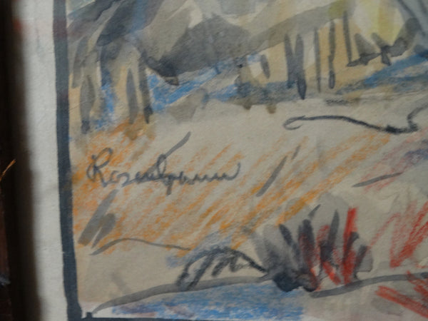 Desert Watercolor by Howell Rosenbaum P2317