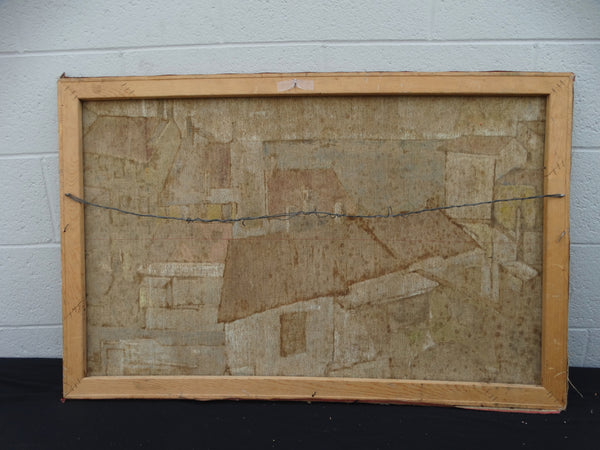 Town Roofs - Oil on Canvas