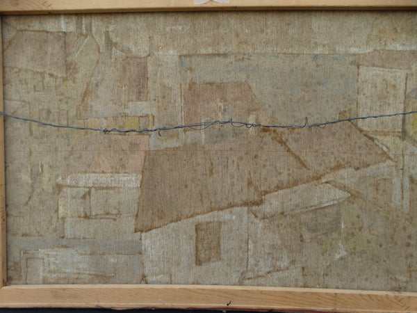 Town Roofs - Oil on Canvas