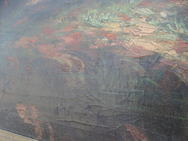 The Great Oak In the Woods - oil on canvas 1930s